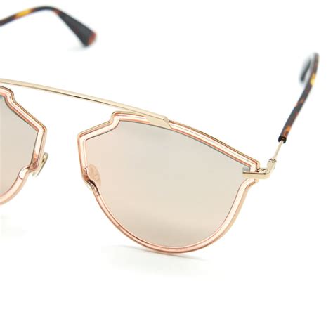 dior sol real rise|CHRISTIAN DIOR So Real Rise Sunglasses Silver Pink.